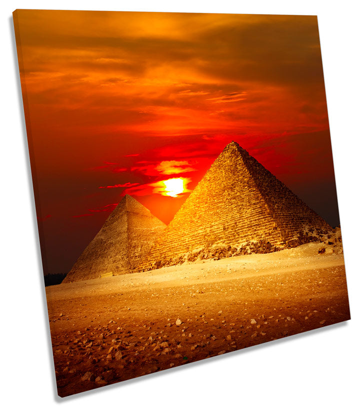 Egypt Pyramids Sunset