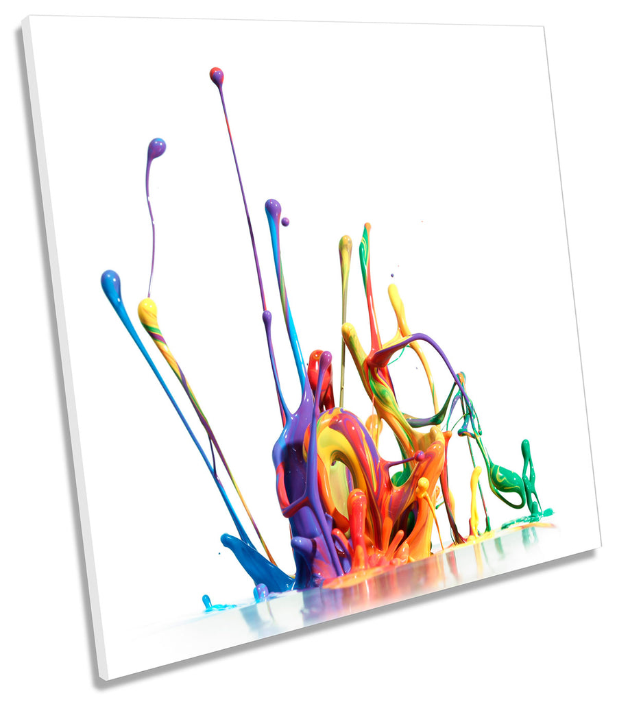 Paint Splash Rainbow Splatter