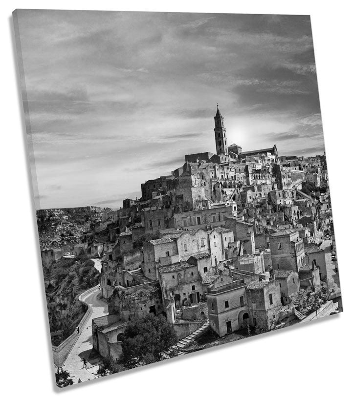 Matera Southern Italy B&W