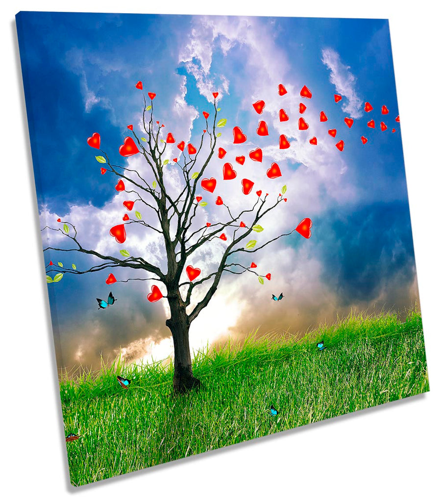 Love Heart Tree Abstract