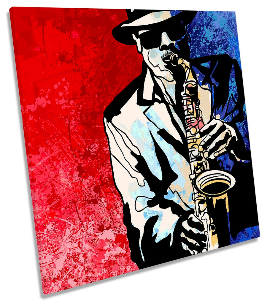 Jazz Music Saxophone Red