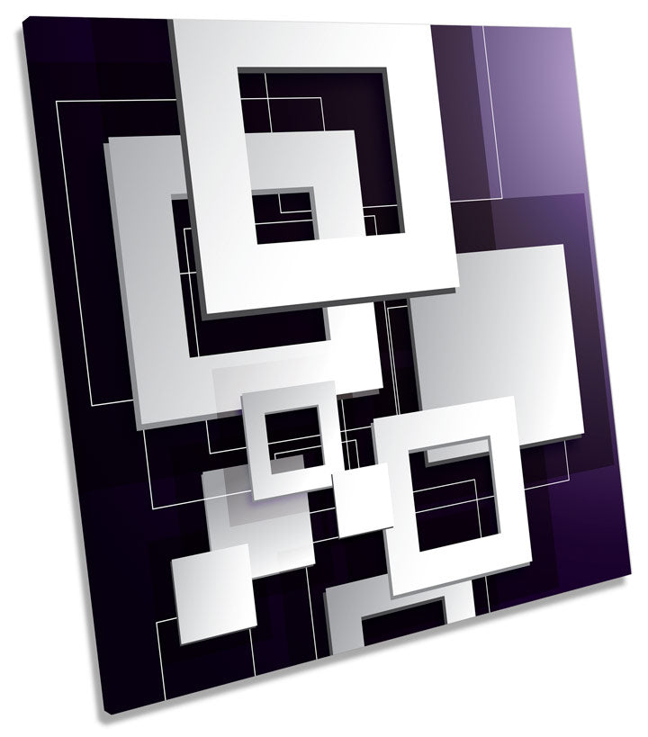 Abstract Purple Blocks