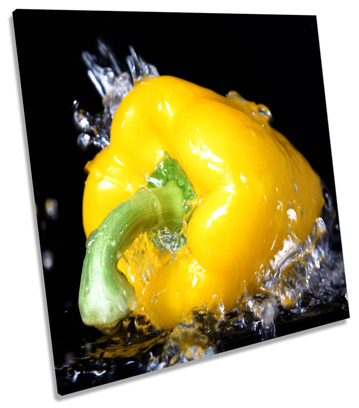 Yellow Pepper Splash Kitchen