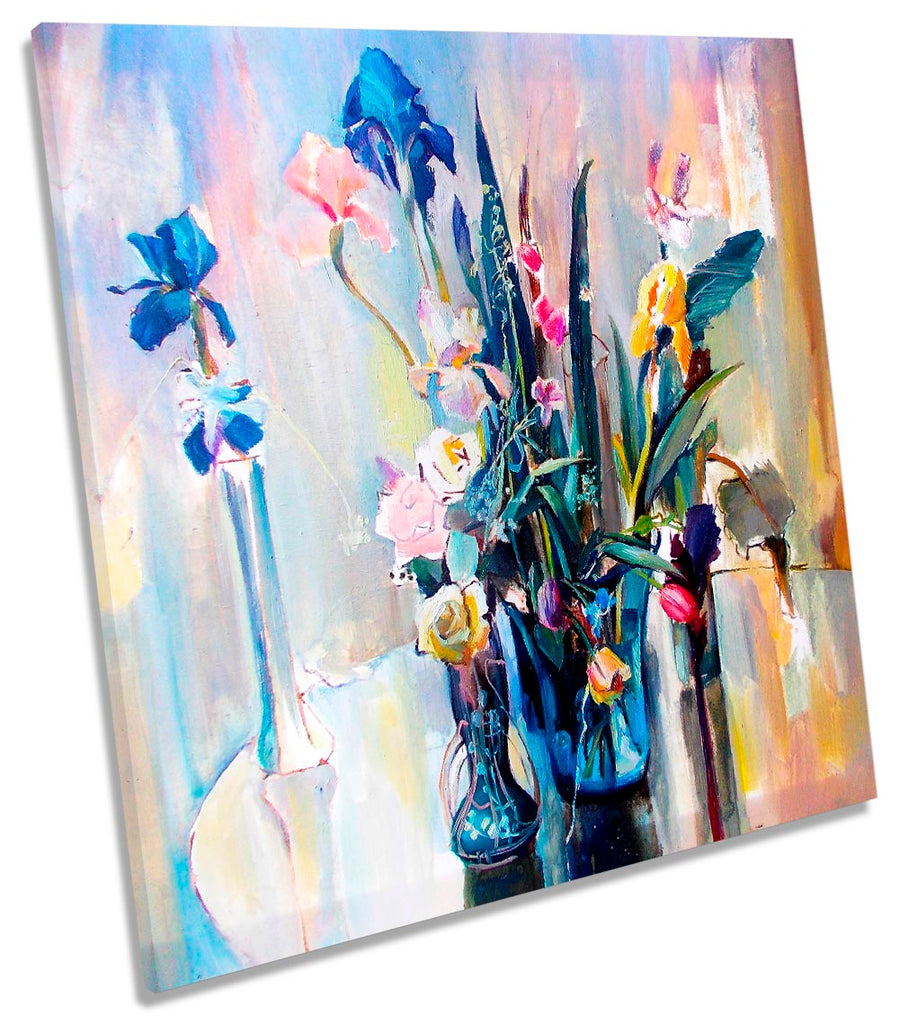 Still Life Floral Flowers Multi-Coloured