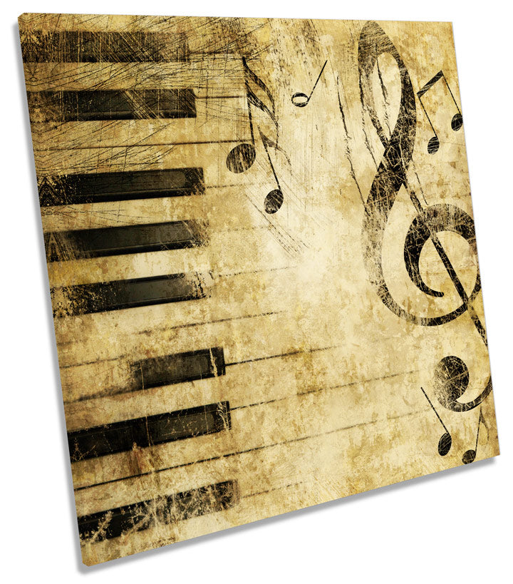 Music Note Sheet Piano Keys