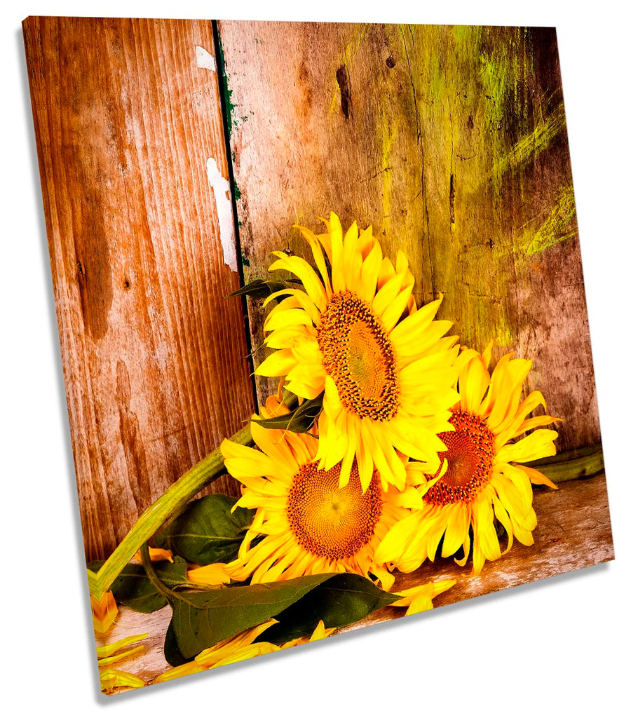 Shabby Chic Sunflowers Yellow