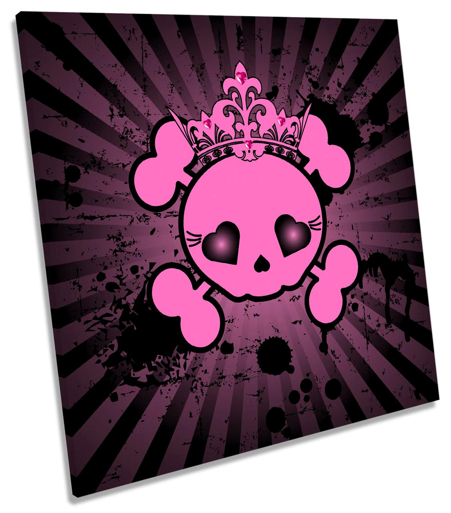 Pink Skull Crown Modern