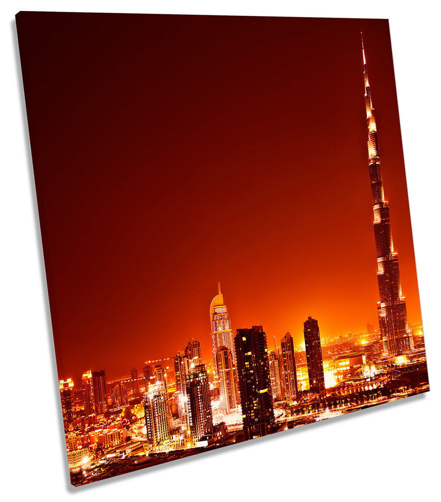 Dubai Skyline City Orange