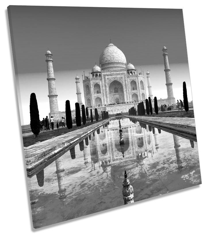 Taj Mahal India Landmarks B&W