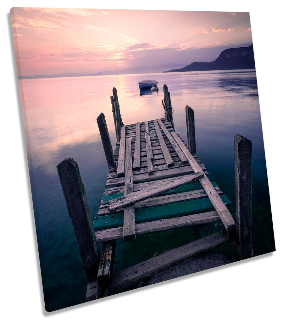 Lake Jetty Pier Sunset