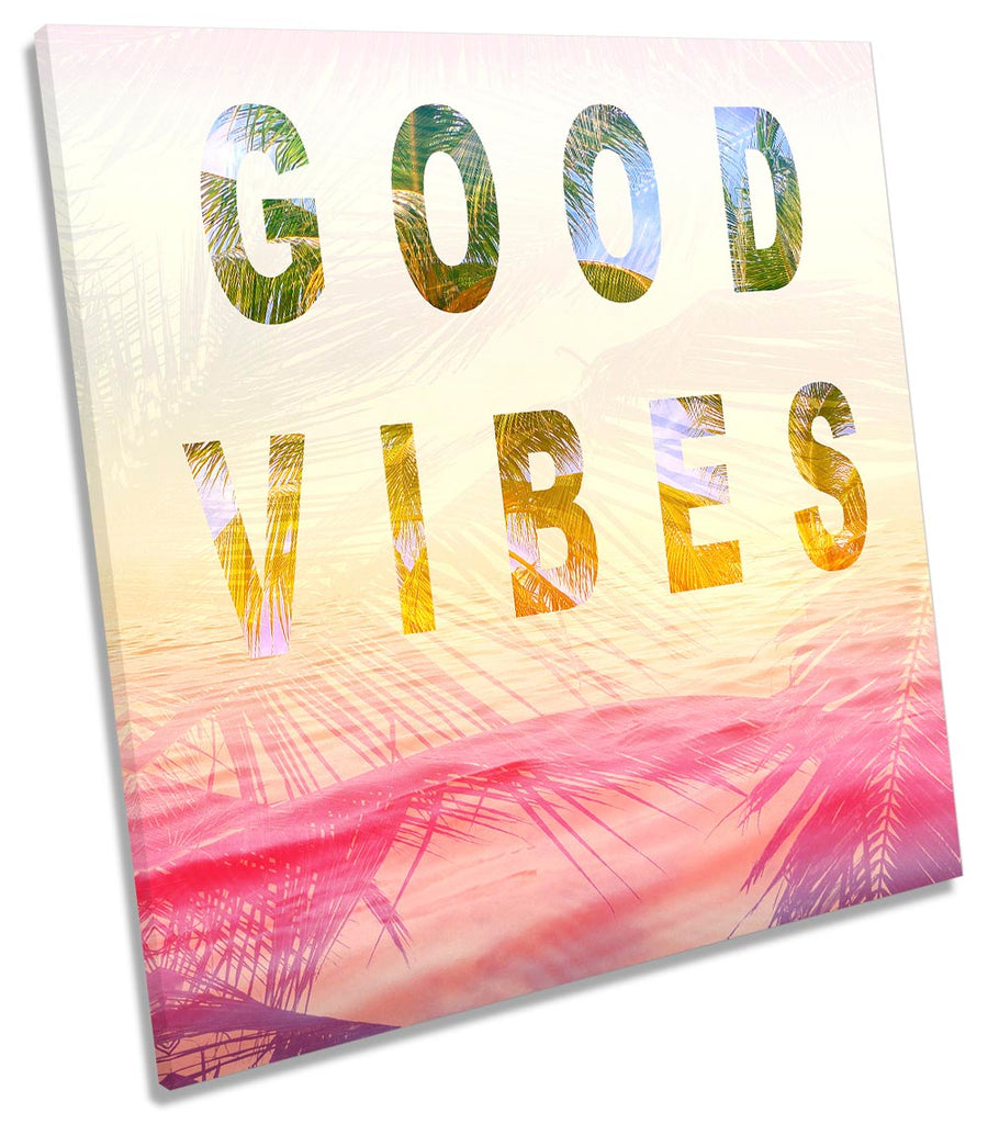 Good Vibes Palm Tree Multi-Coloured