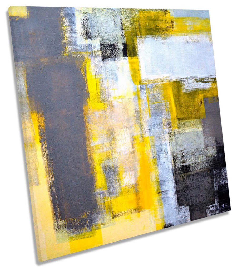 Abstract Yellow Grey Grunge