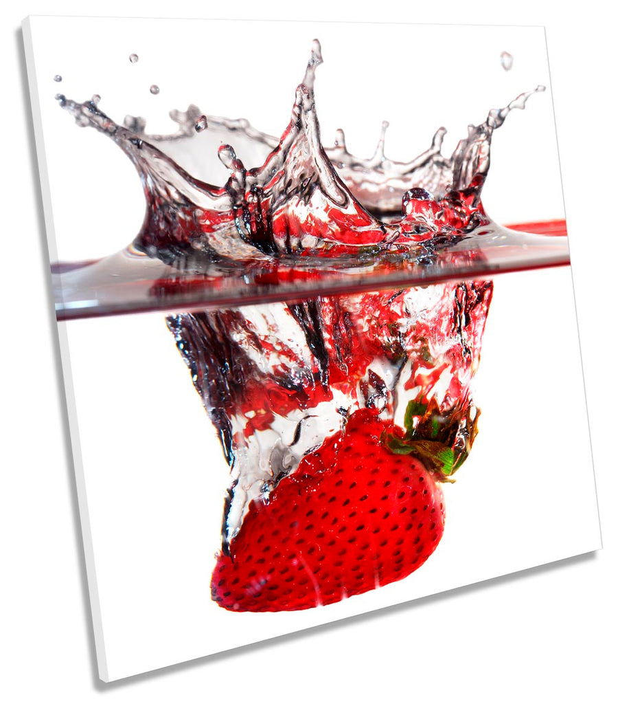 Strawberry Kitchen Splash Red