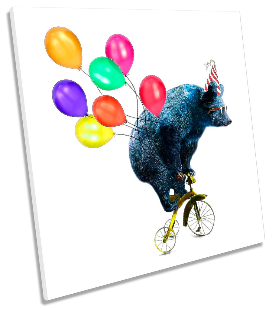 Bear Bike Balloons Multi-Coloured