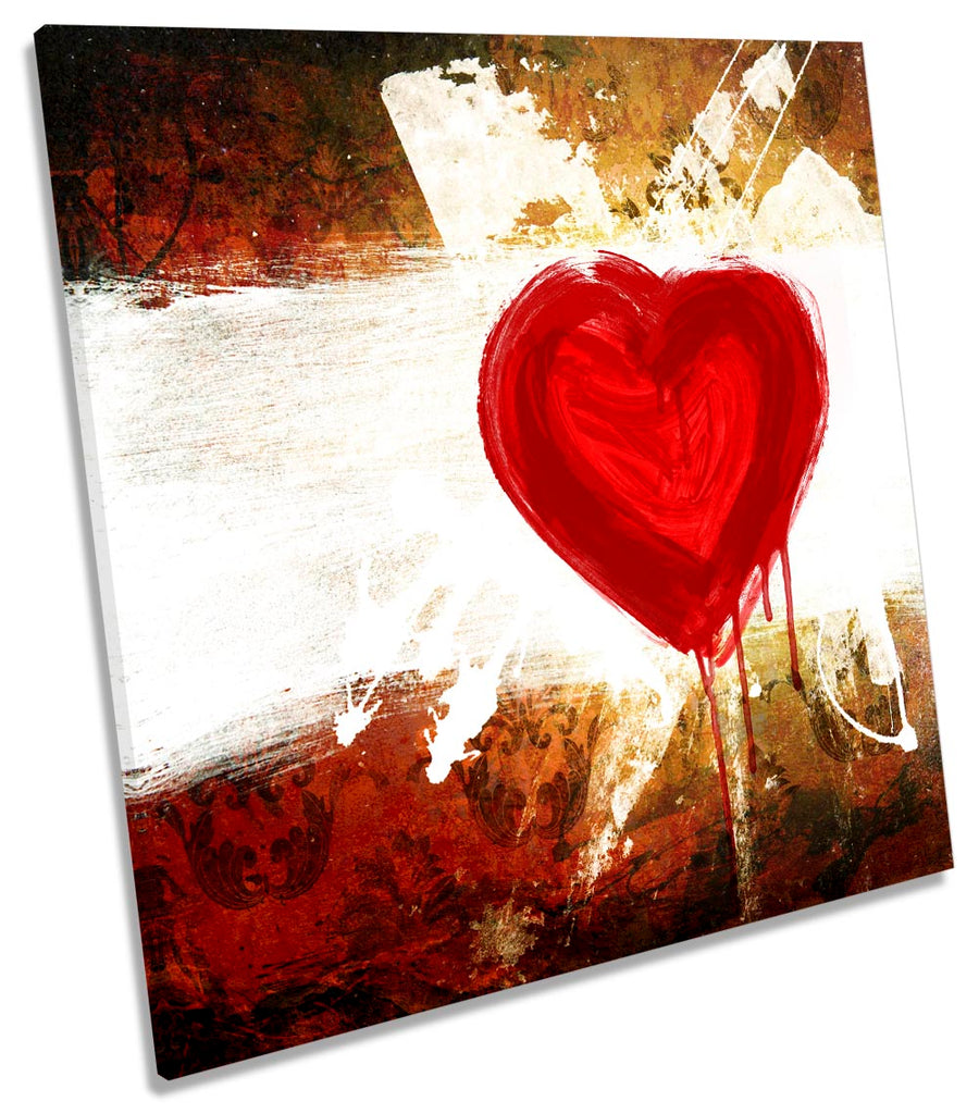 Abstract Heart Grunge