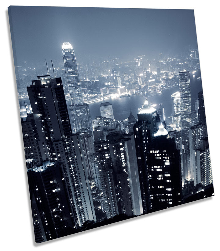 Hong Kong City Skyline Night