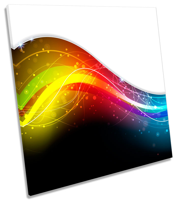 Abstract Rainbow Wave