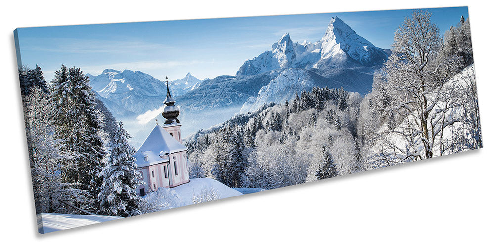 Winter Landscape Alps Blue