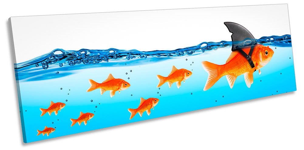 Goldfish Shark Family Bathroom Blue