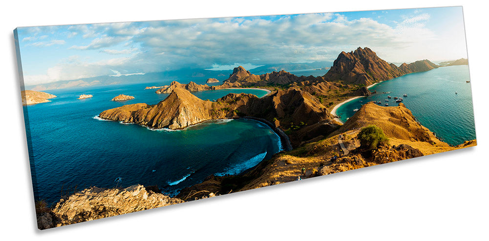 Padar Island Seascape Multi-Coloured