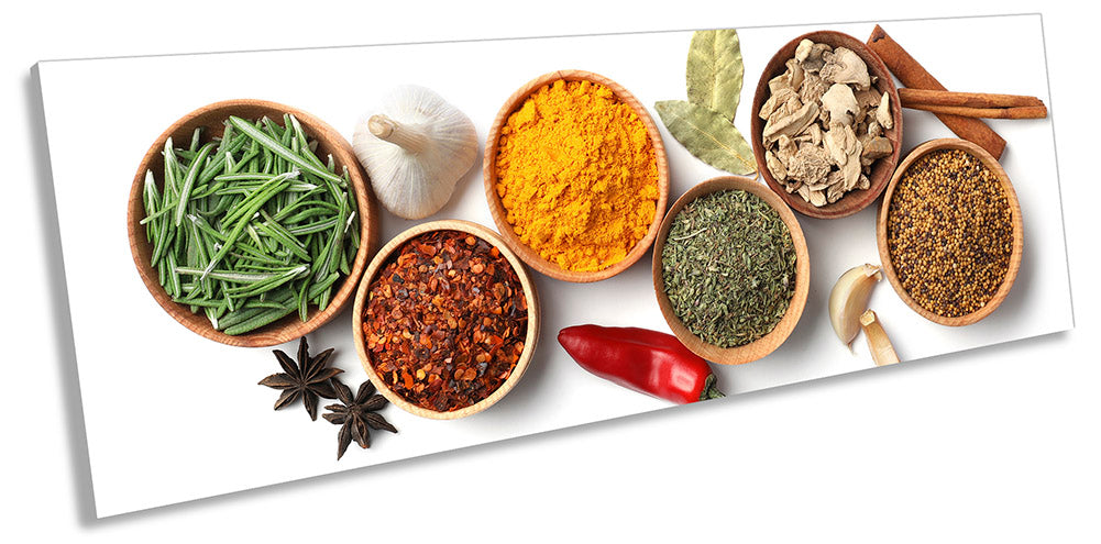 Kitchen Bowls Spices Herbs Multi-Coloured