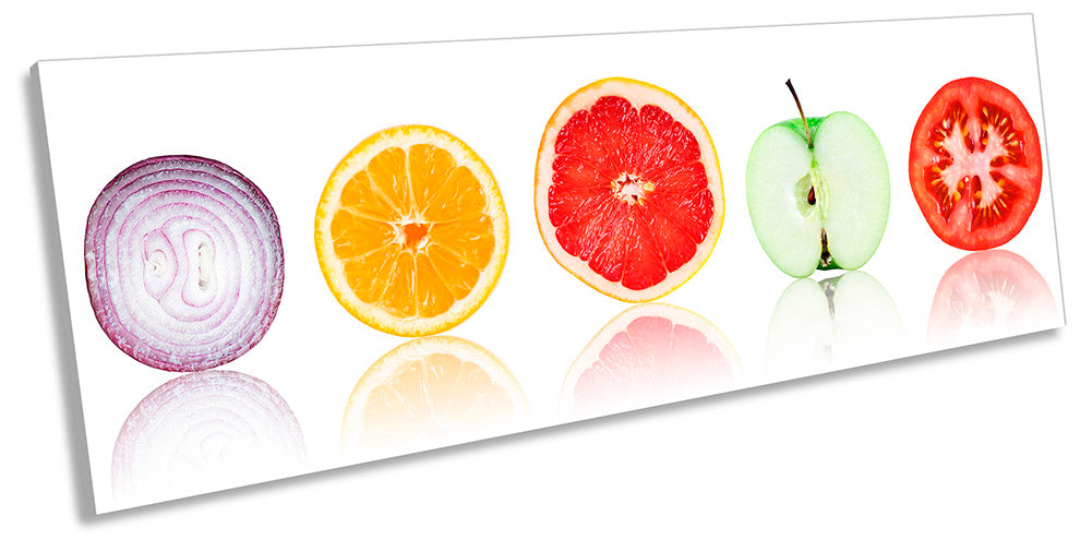 Kitchen Fruit Slices White