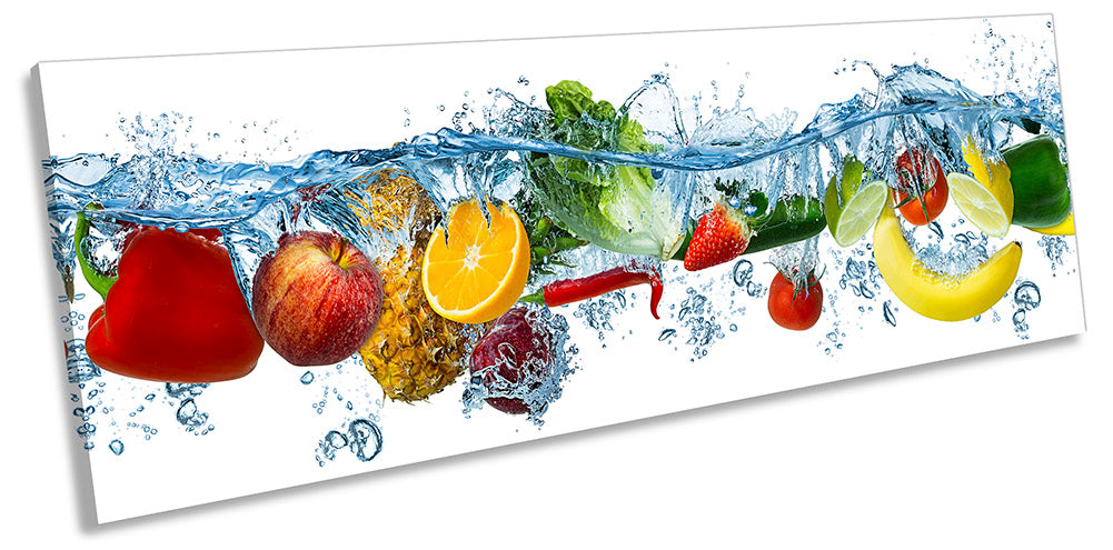 Fruit Water Splash Kitchen Multi-Coloured