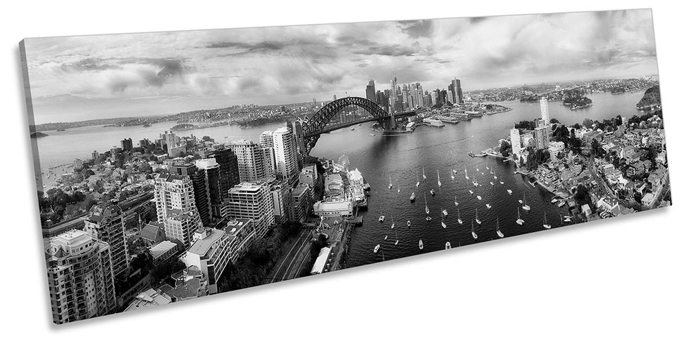 Sydney Harbour Bridge City Black & White