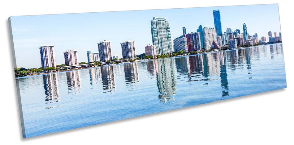 Miami Skyline Brickell Avenue City