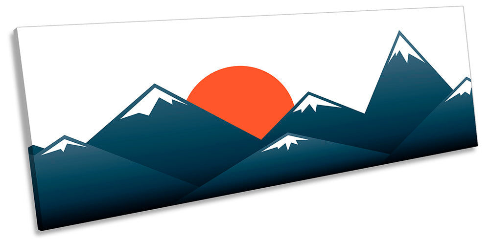 Japanese Sunset Mountains