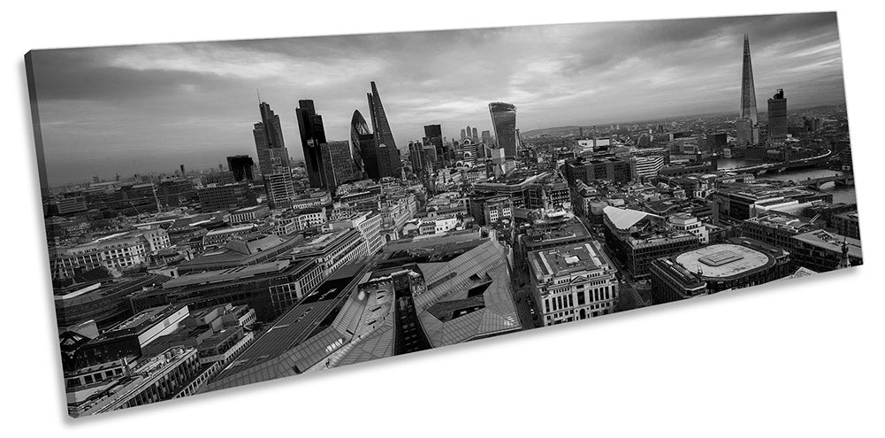 London Skyline City Black & White