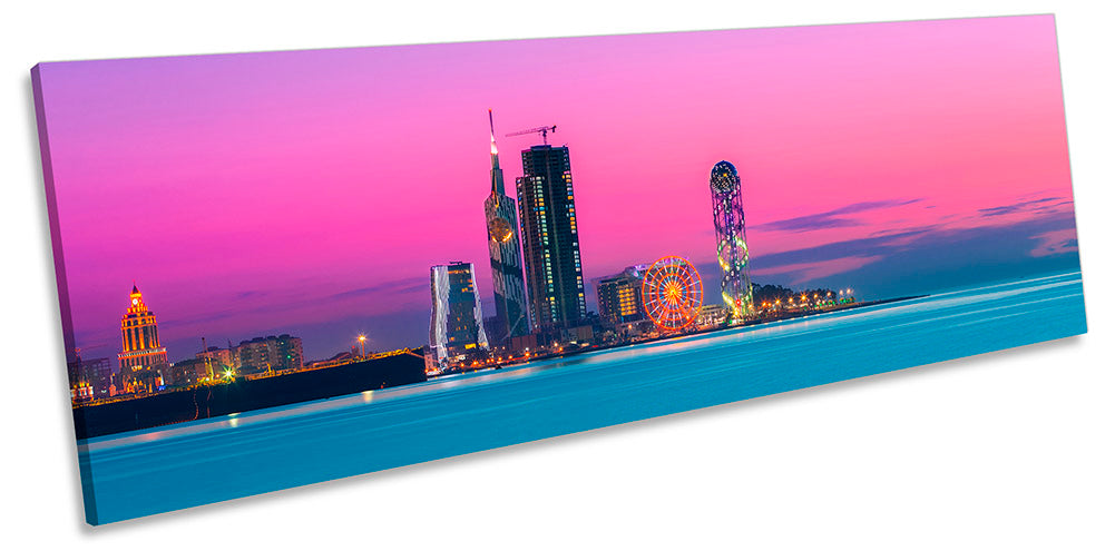 Batumi Skyline Georgia Pink