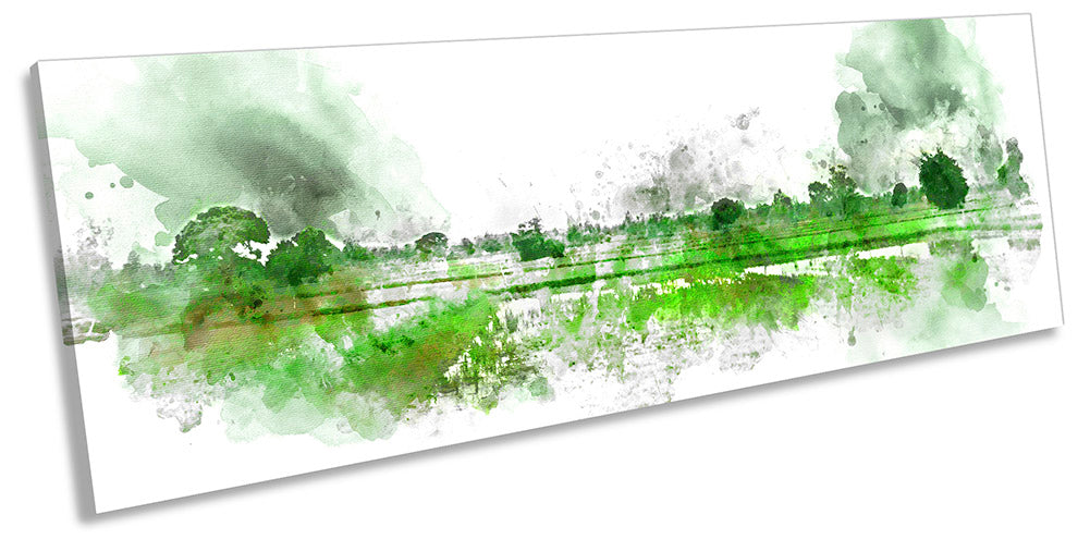 Abstract Minimalist Countryside Green