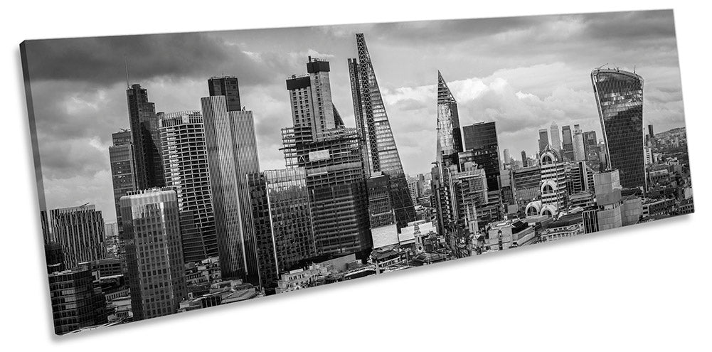 City of London Skyline Black & White