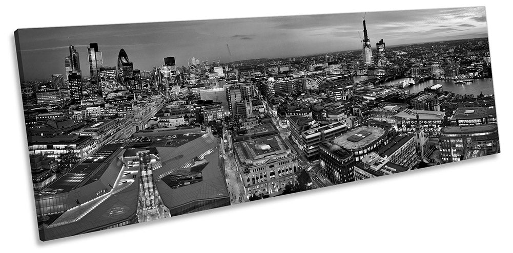 London City Skyline Black & White