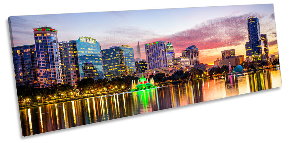 Orlando Florida Skyline Sunset