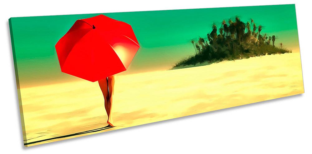 Red Umbrella Beach Red