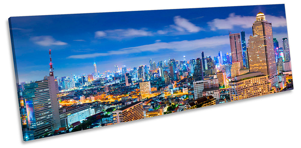 Bangkok Skyline Blue Thailand