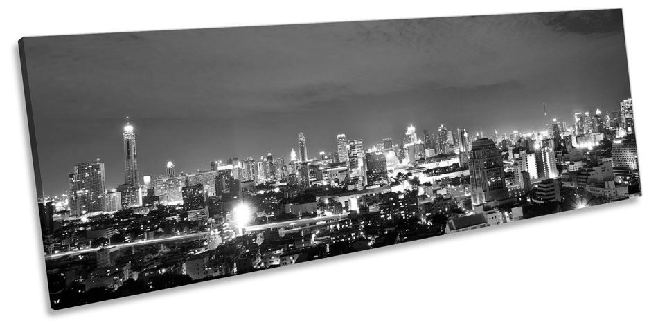 Bangkok Thailand Skyline B&W