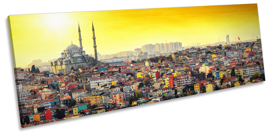 Istanbul Mosque Sunset Skyline