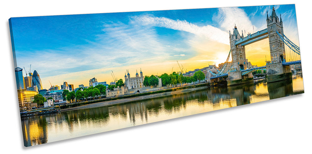 London Tower Bridge Skyline Blue