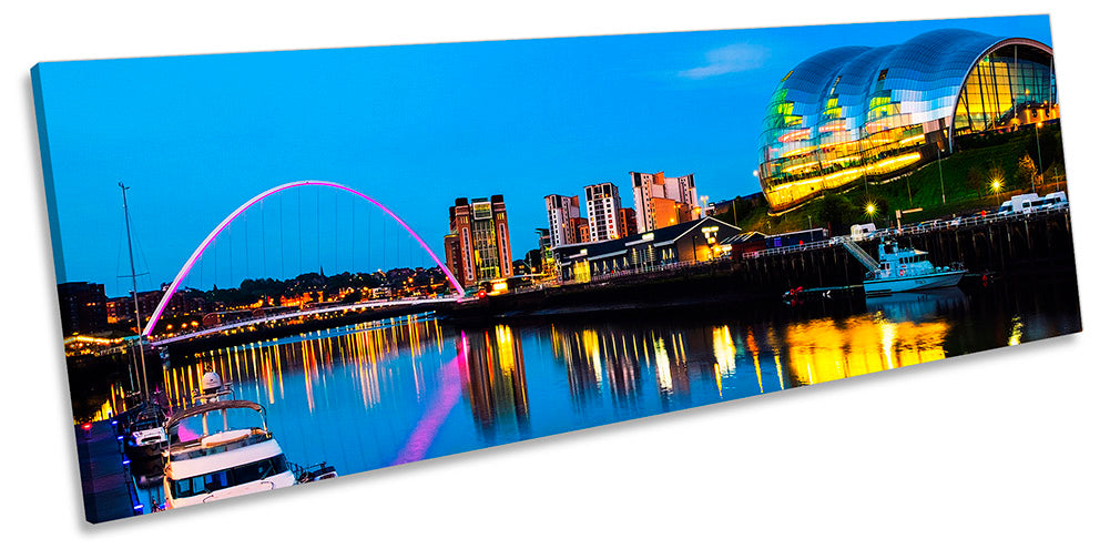 Millennium Bridge Newcastle Blue