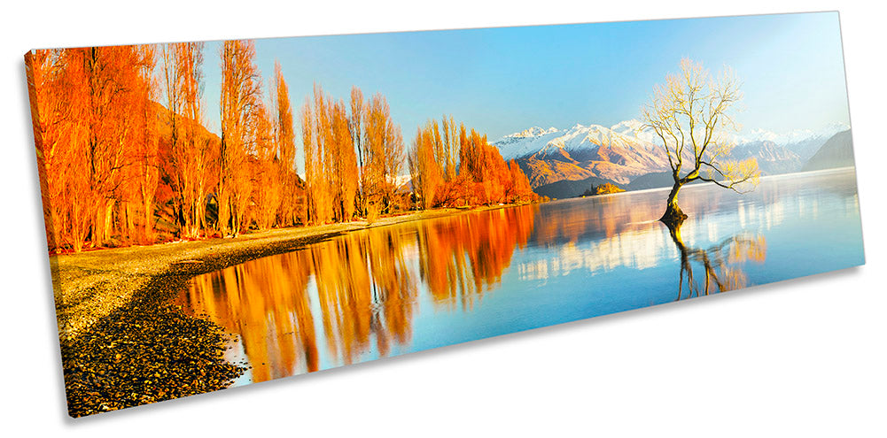 Lake Wanaka Tree New Zealand Orange