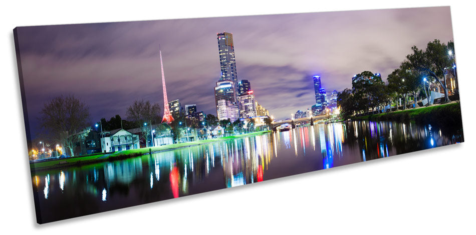 Melbourne City Australia Night