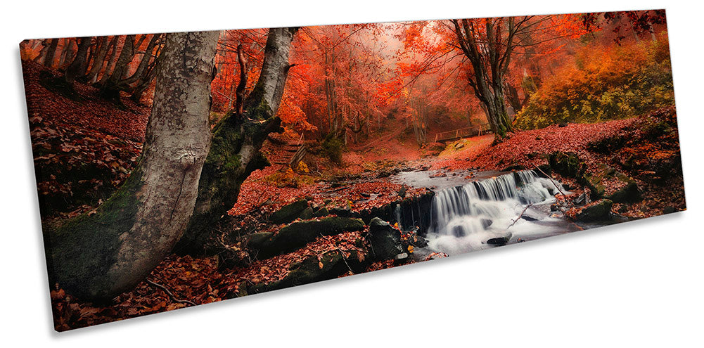 Red Landscape Woodland