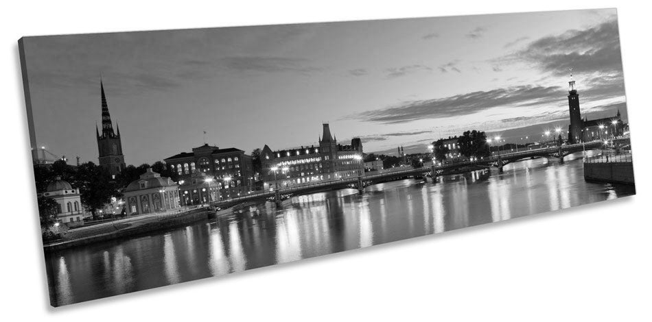 Stockholm Sweden Skyline B&W