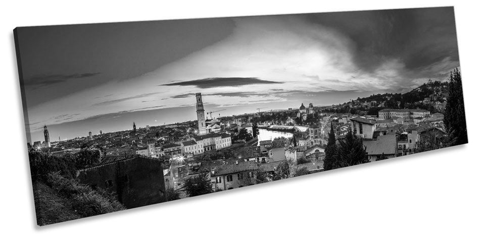 Verona Italy City B&W