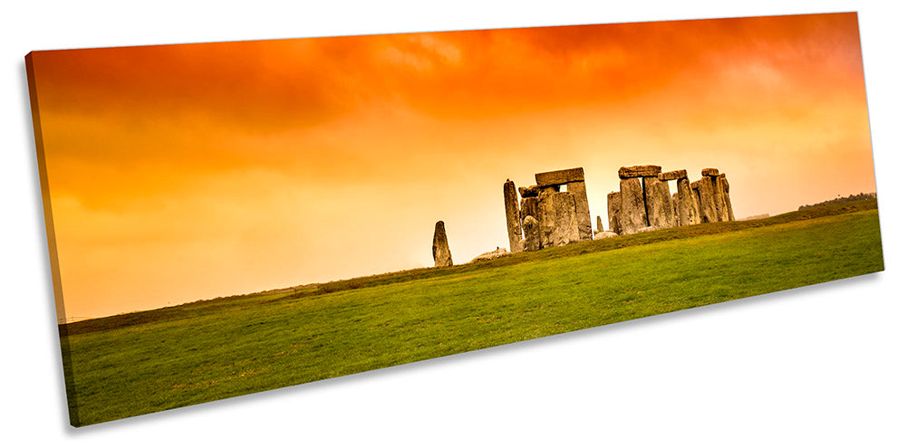 Stonehenge Orange Sunset