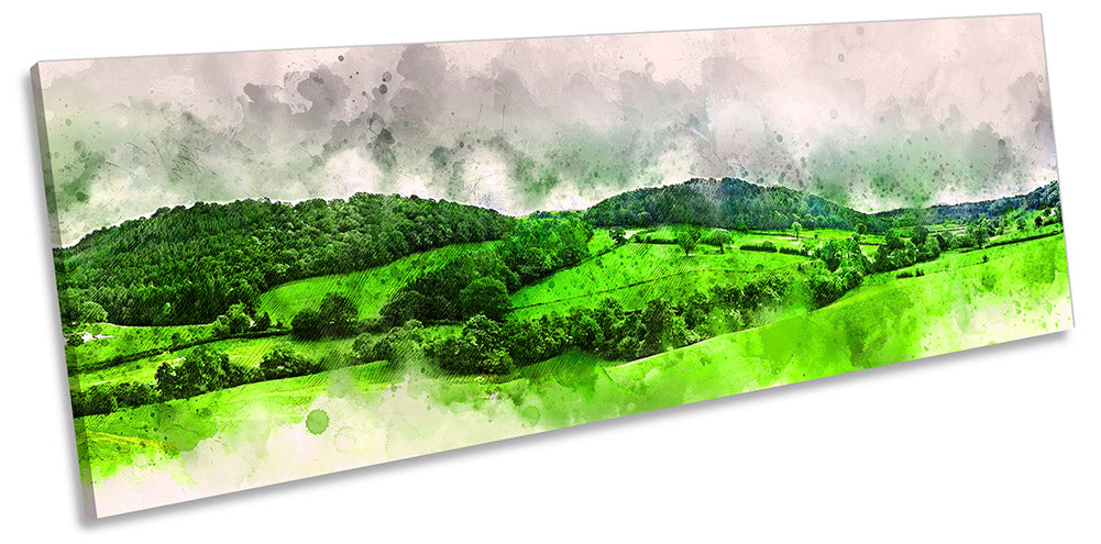 Modern Countryside Landscape Green