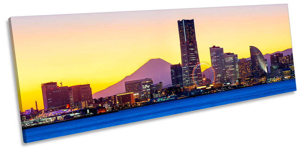 Yokohama Skyline City Mount Fuji Multi-Coloured